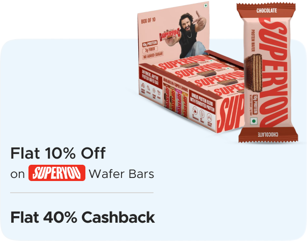 Kindlife: Flat 10% Off on Protein Wafer Bars + Flat 40% CashKaro Cashback